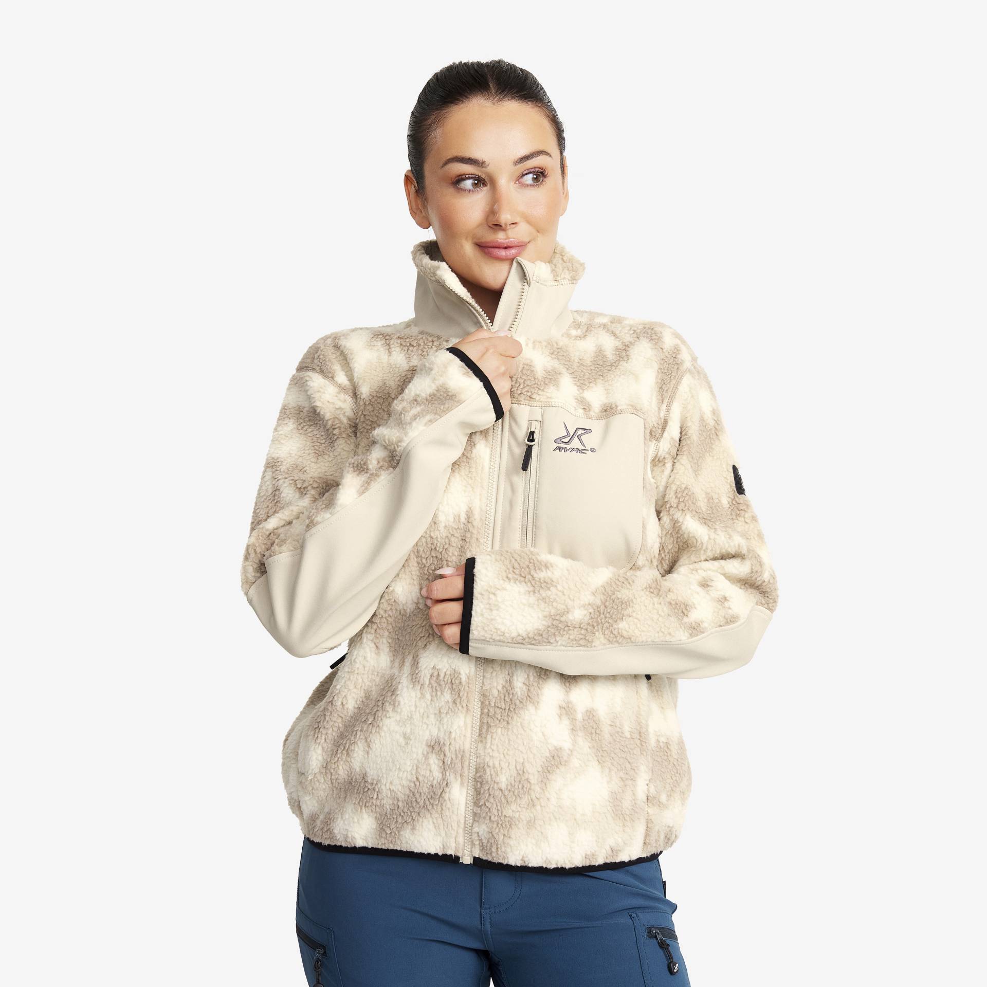High Pile Fleece Damen Oatmeal, Größe:M - Damen > Oberteile > Fleece von RevolutionRace