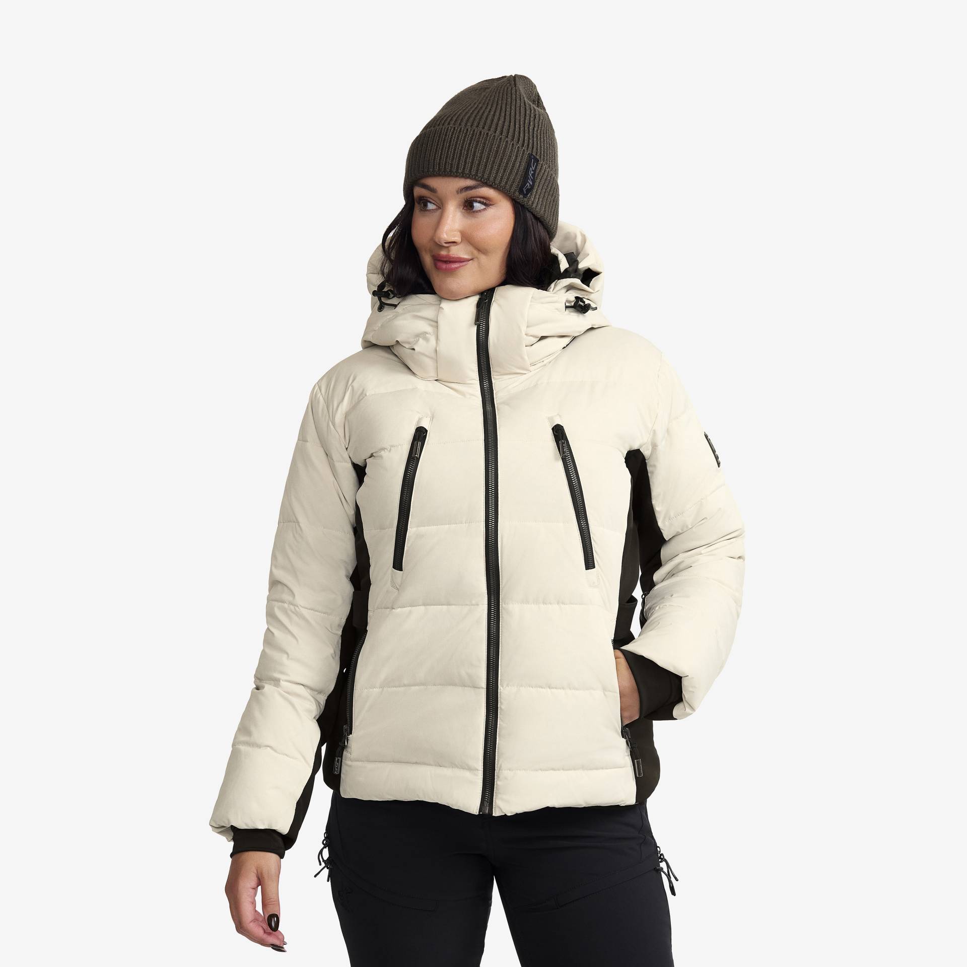 Igloo Jacket Damen Oatmeal, Größe:L - von RevolutionRace