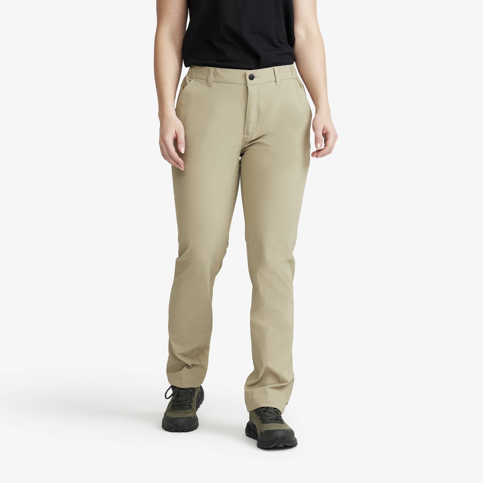 Momentum Stretch Pants Damen Khaki, Größe:2XL - Outdoorhose, Wanderhose & Trekkinghose von RevolutionRace