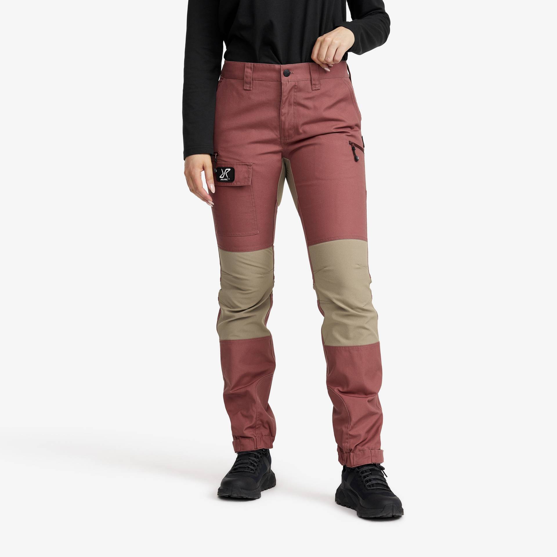 Nordwand Pants Damen Apple Butter/Brindle, Größe:3XL - Outdoorhose, Wanderhose & Trekkinghose von RevolutionRace