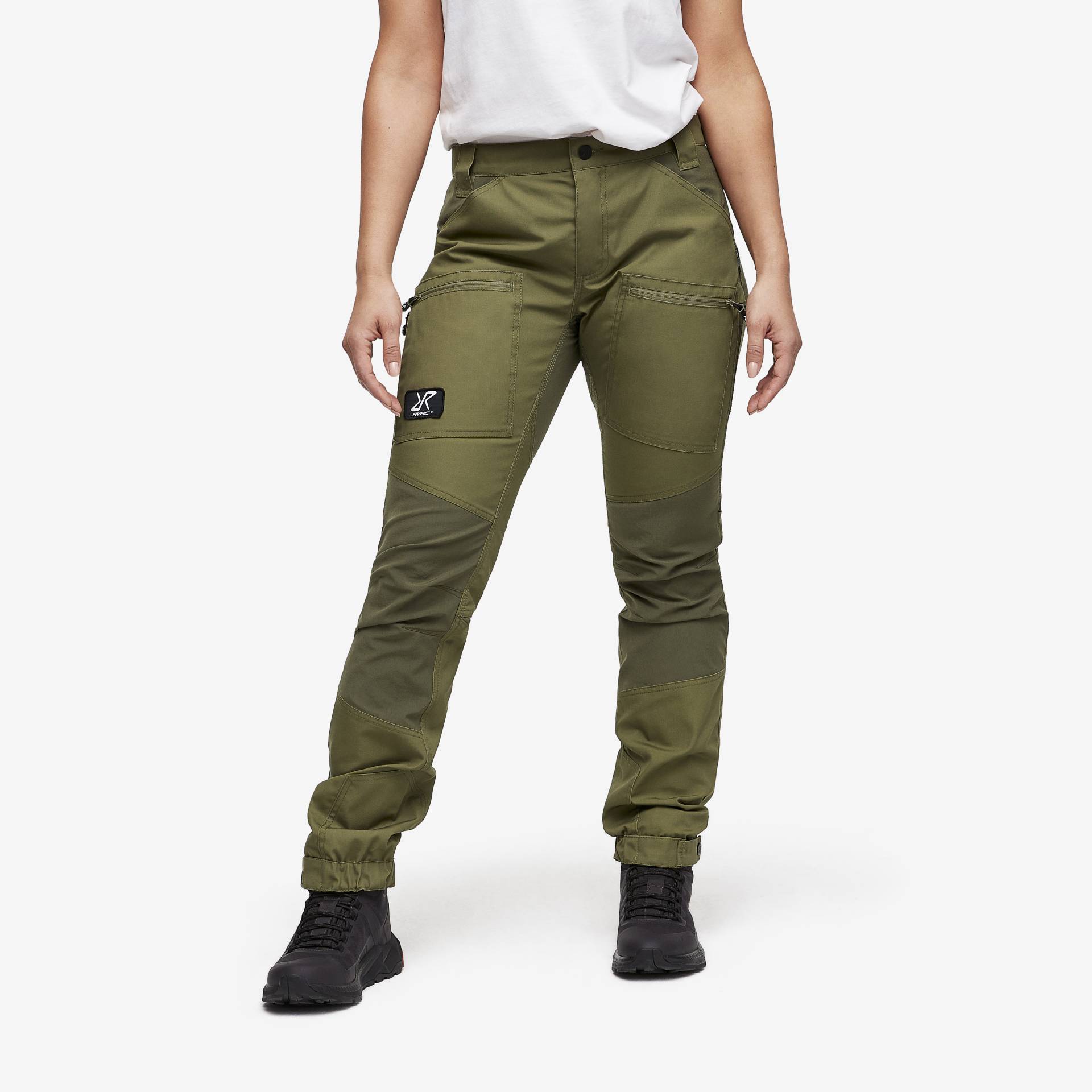 Nordwand Pro Pants Damen Burnt Olive, Größe:L - Outdoorhose, Wanderhose & Trekkinghose von RevolutionRace