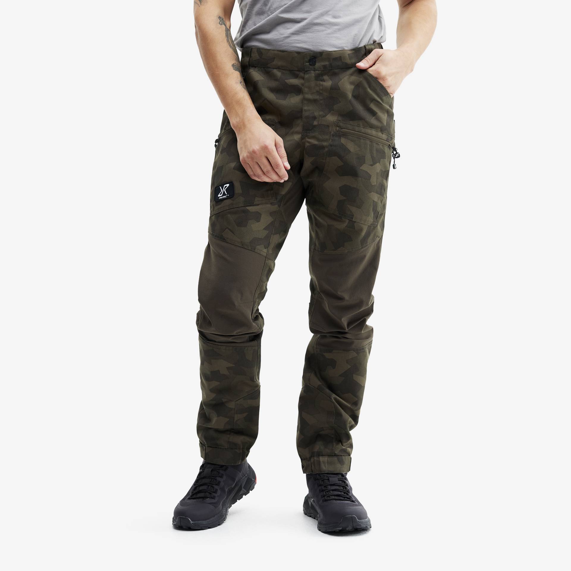 Nordwand Pro Pants Herren Earth Camo, Größe:XL - Outdoorhose, Wanderhose & Trekkinghose von RevolutionRace