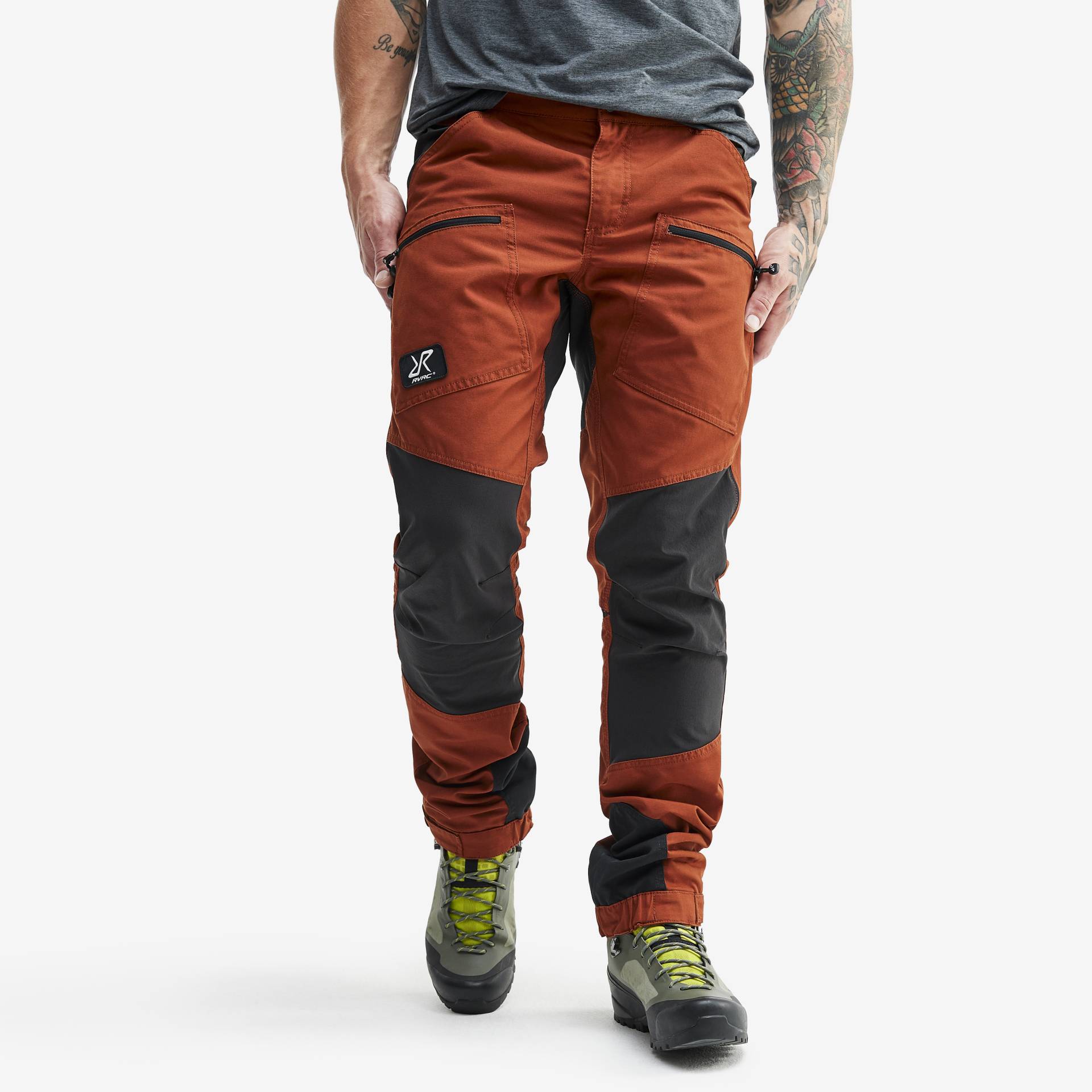Nordwand Pro Pants Herren Rusty Orange, Größe:S - Outdoorhose, Wanderhose & Trekkinghose von RevolutionRace
