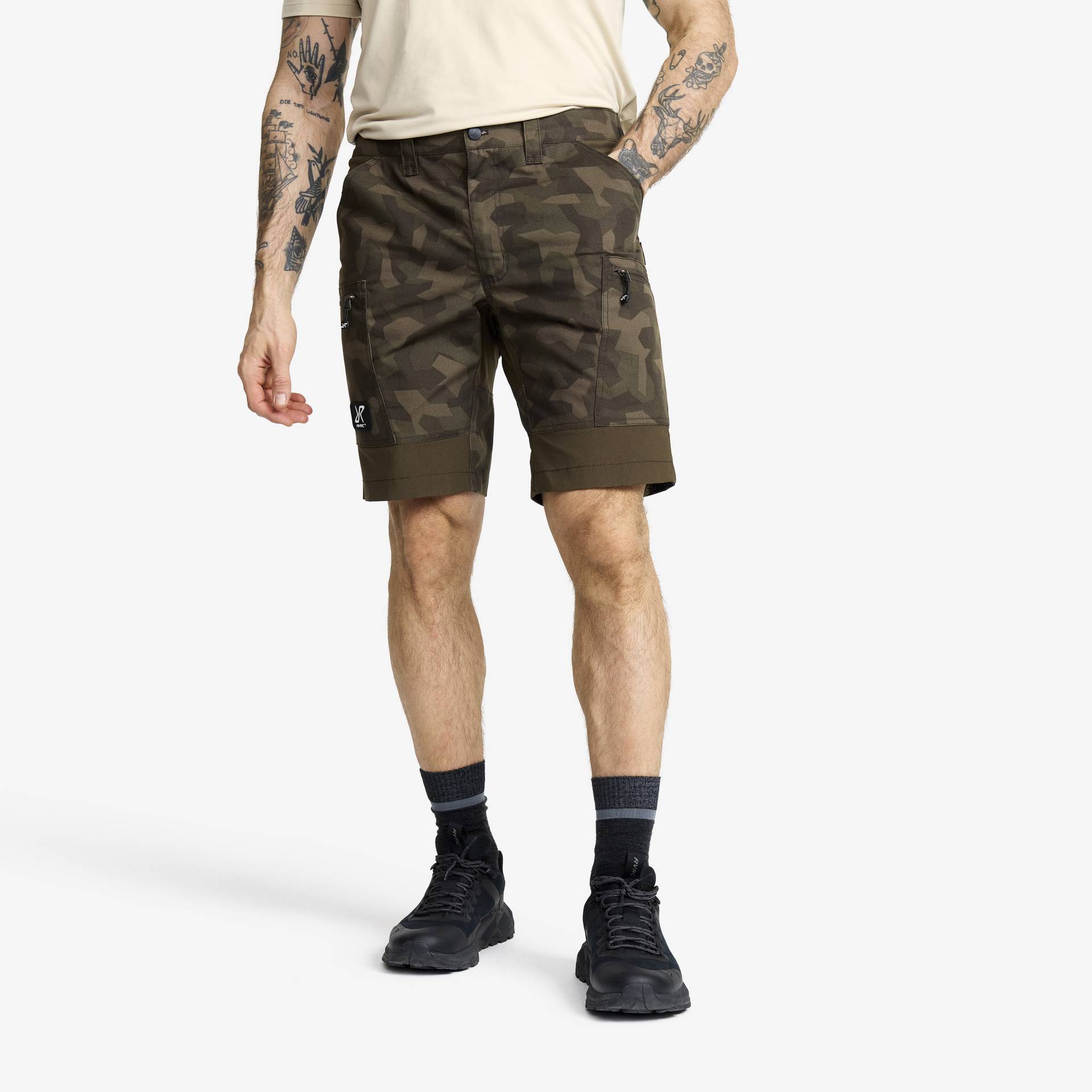 Nordwand Shorts Herren Earth Camo, Größe:2XL - Hosen > Shorts von RevolutionRace