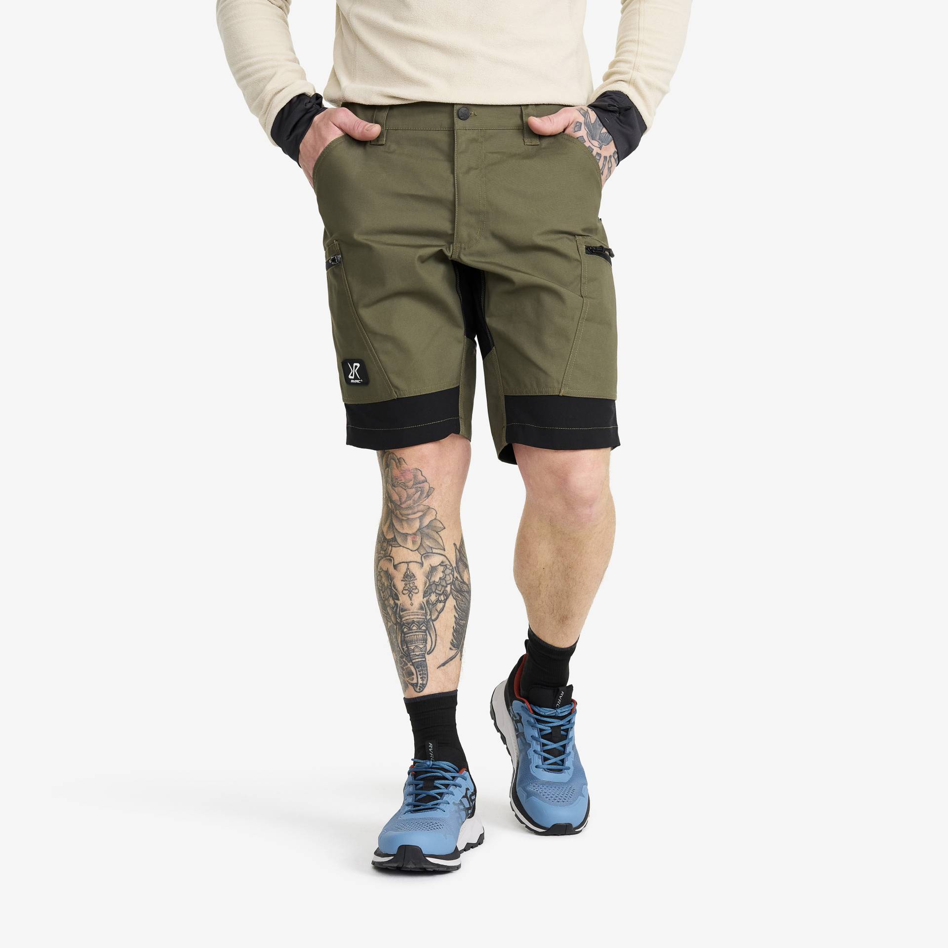 Nordwand Shorts Herren Olive Night, Größe:M - Hosen > Shorts von RevolutionRace