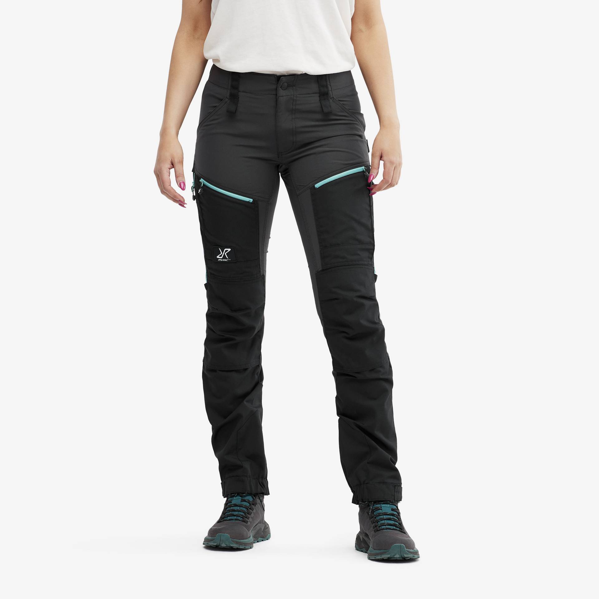 RVRC GP Pro Pants Damen Anthracite/Porcelain, Größe:M - Outdoorhose, Wanderhose & Trekkinghose von RevolutionRace