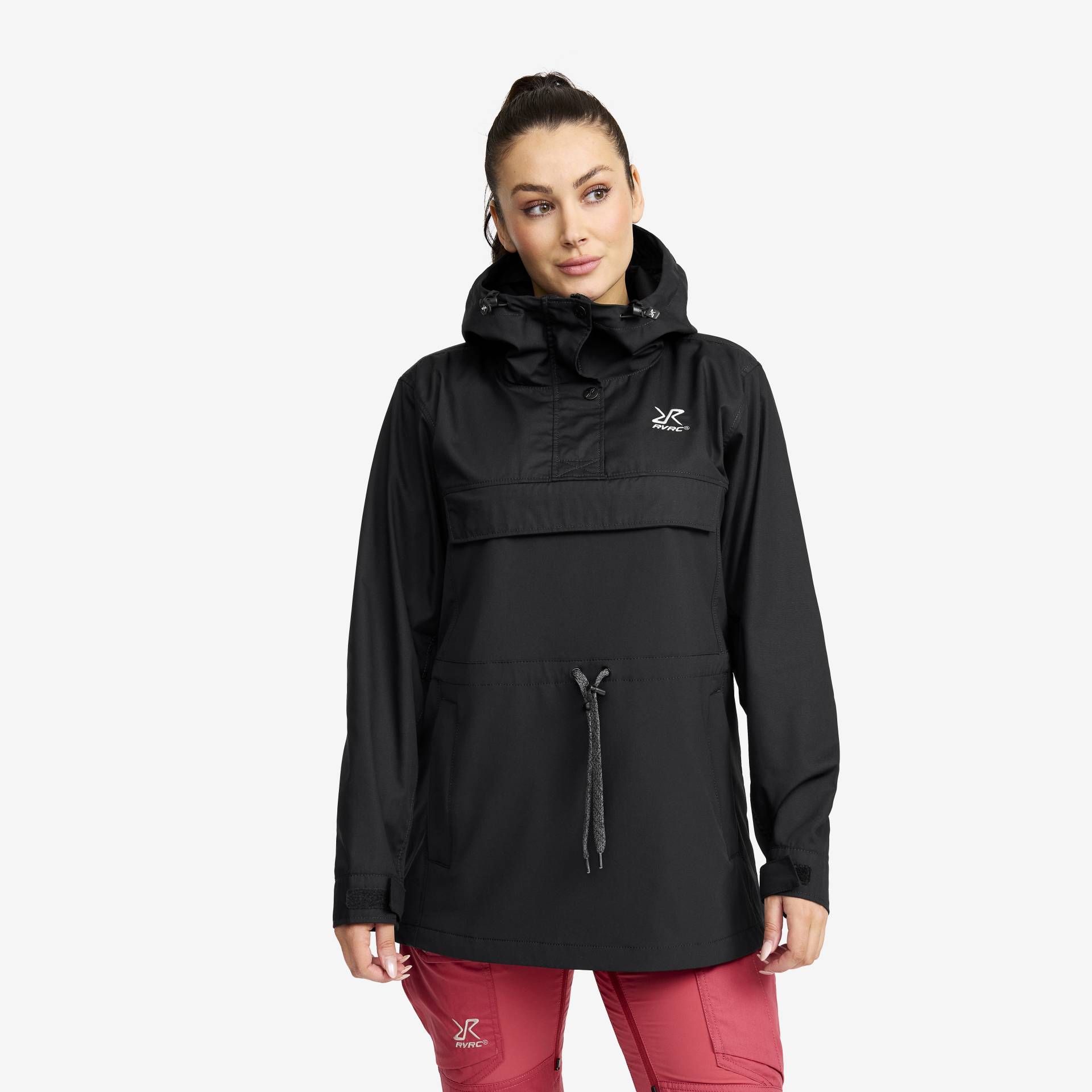 Rambler Lightweight Anorak Damen Black, Größe:XL - Outdoorjacke, Regenjacke & Softshelljacke von RevolutionRace