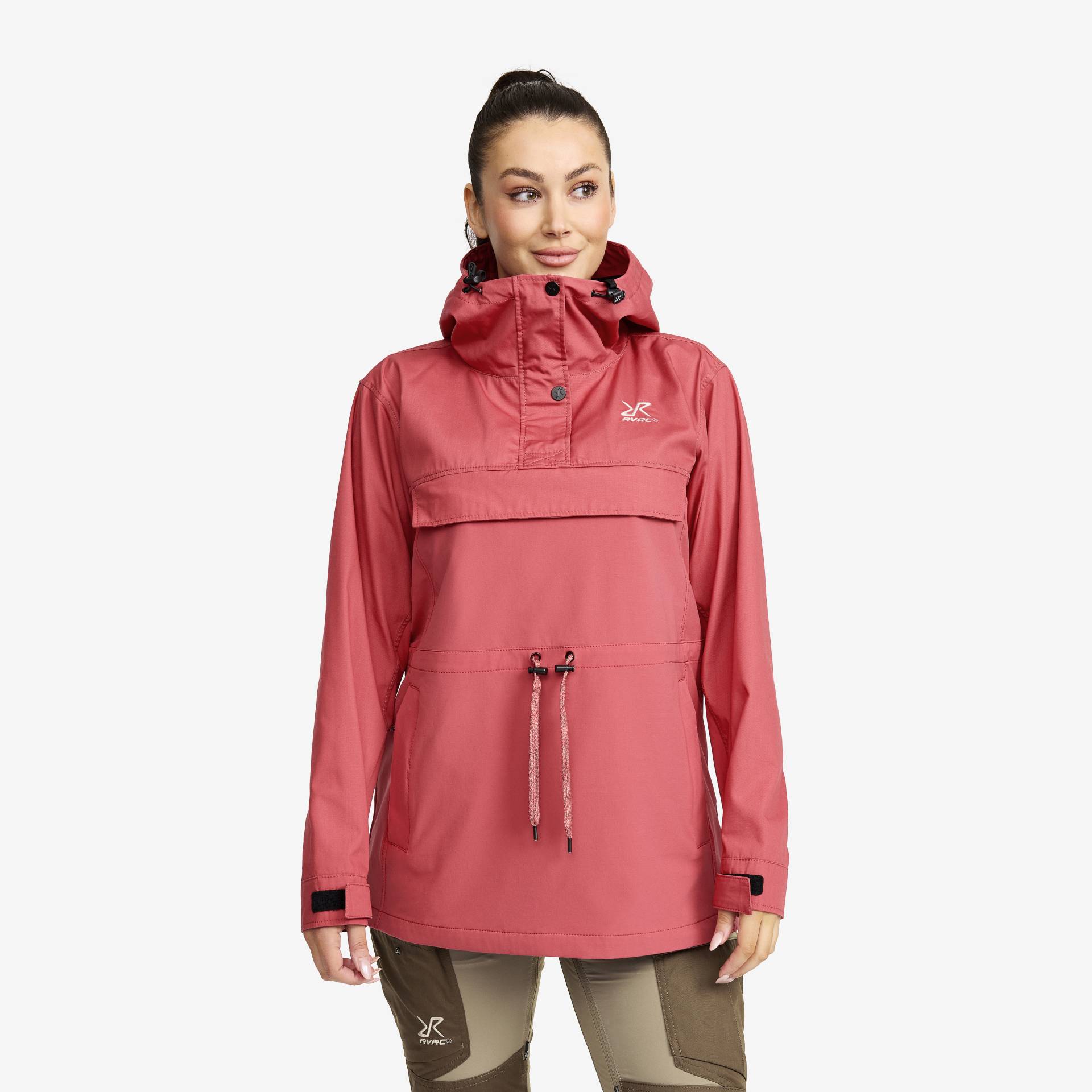 Rambler Lightweight Anorak Damen Holly Berry, Größe:XL - Outdoorjacke, Regenjacke & Softshelljacke von RevolutionRace