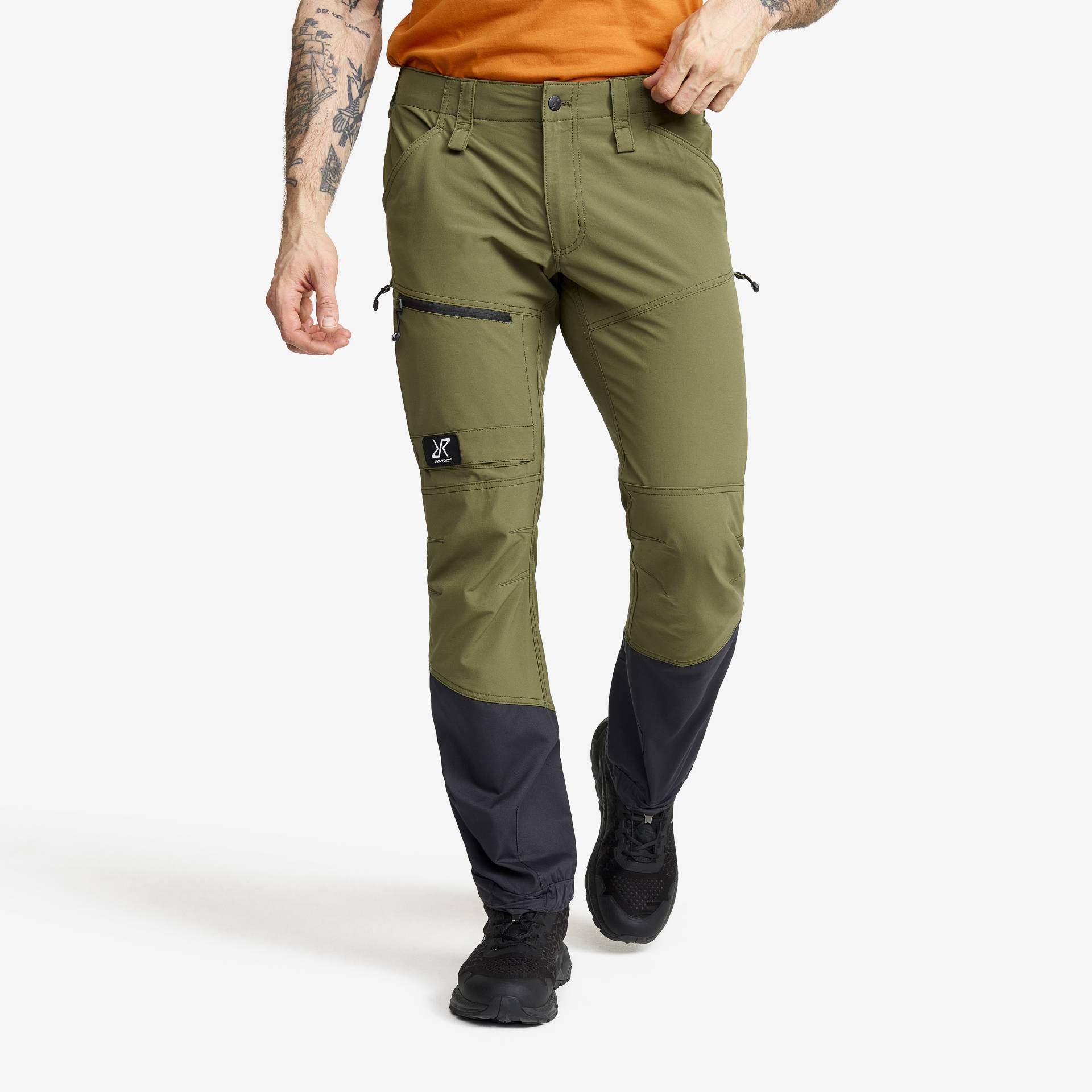 Range Pro Pants Herren Burnt Olive/Anthracite, Größe:M - Outdoorhose, Wanderhose & Trekkinghose von RevolutionRace