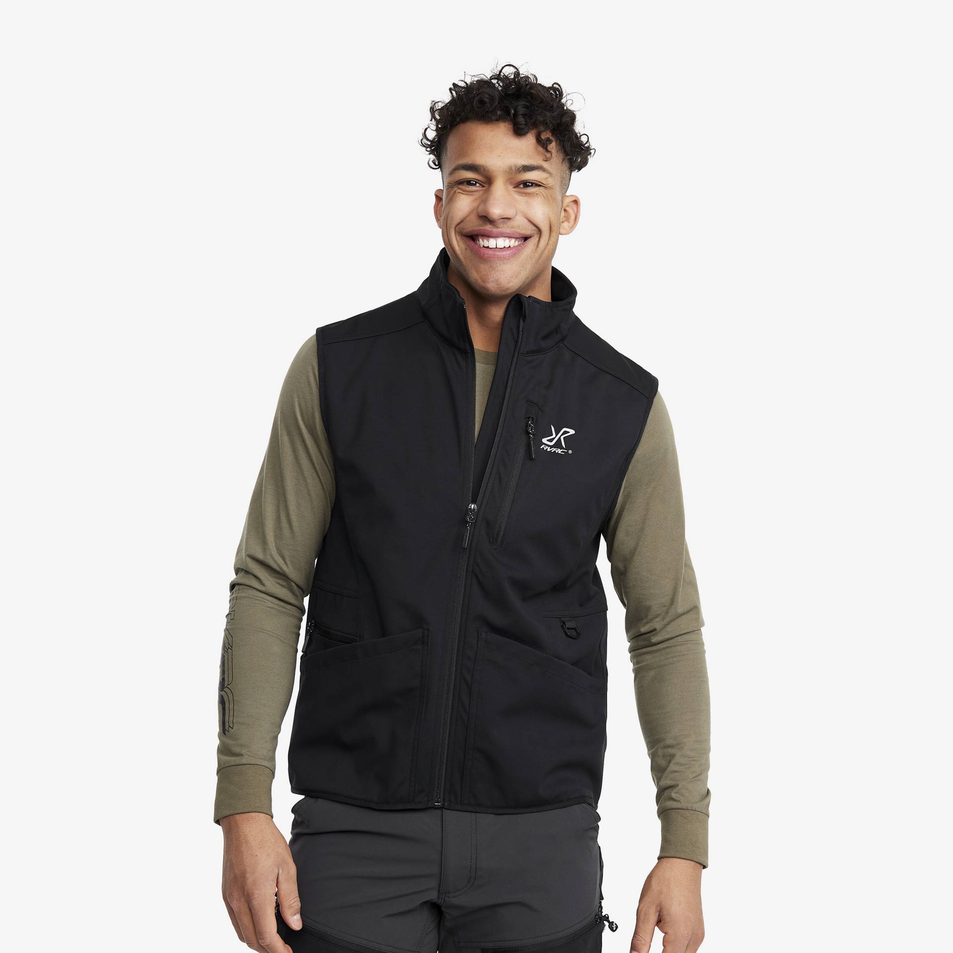 Responder Softshell Vest Herren Black, Größe:2XL - Jacken > Westen von RevolutionRace