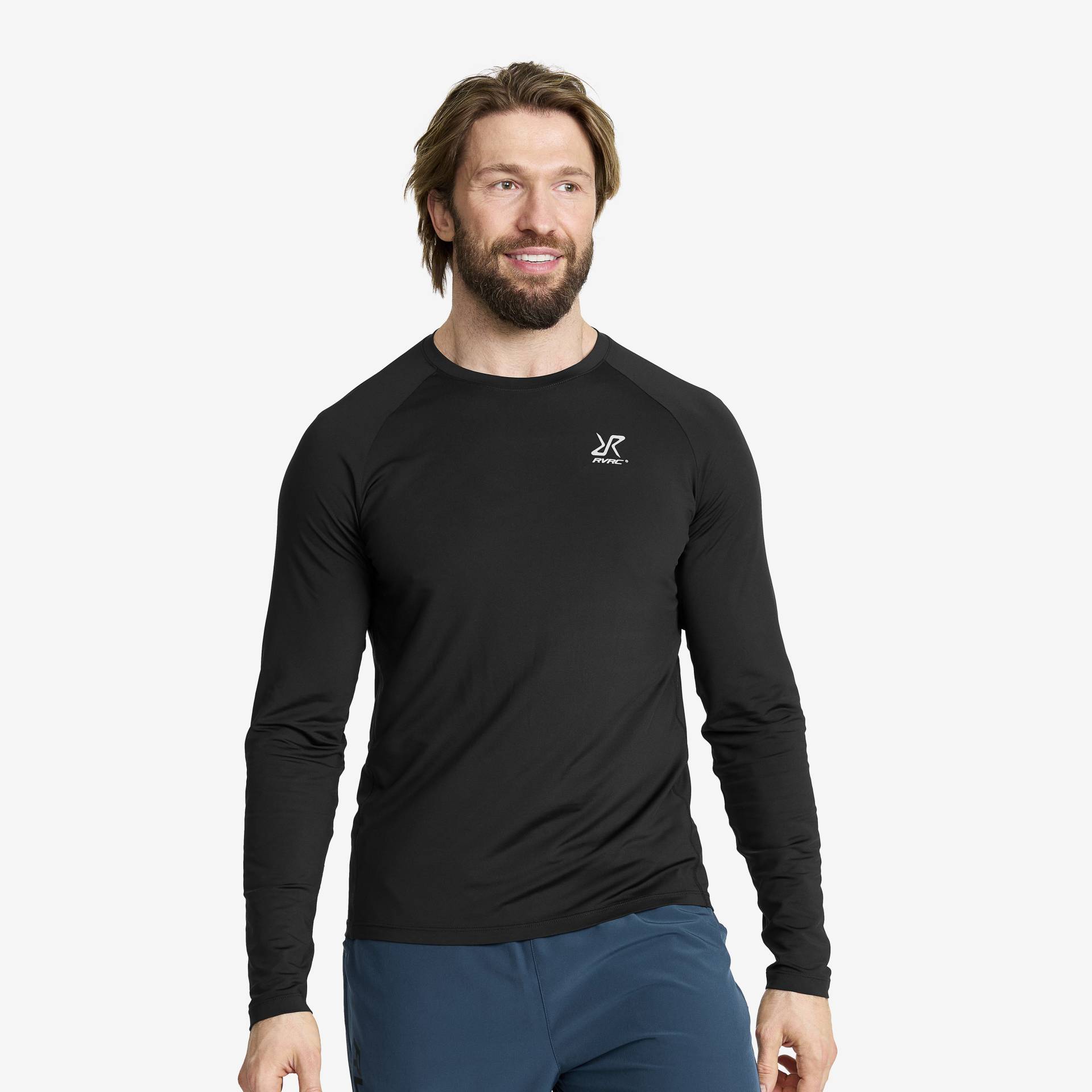 Stride Active Long-sleeved T-shirt Herren Black, Größe:3XL - Herren > Oberteile > Hemden & Langarmshirts von RevolutionRace