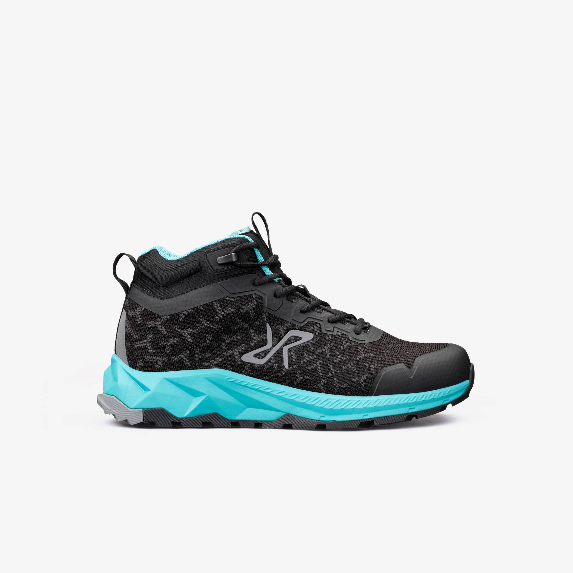 Trailknit Waterproof Mid Hiking Shoes Damen Black/Turquoise, Größe:37 - Schuhe von RevolutionRace