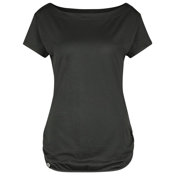 Rewoolution - Women's T-Shirt S/S Skin - Merinounterwäsche Gr S grau/schwarz von Rewoolution