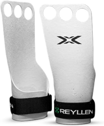 Reyllen® Panda XSF Gymnastikgriffe, 3-Loch-Handgriffe, Stärkungsmittel Crossfit Grips - Griffhilfen Kraftsport & Gewichtheben - Mittel von Reyllen