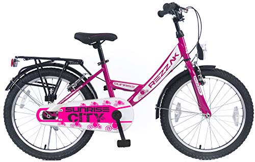 Rezzak 20 Zoll Kinder Fahrrad Mädchenfahrrad City Bike Mit Rücktrittbremse RH 33 Pink Weiss Neu -044 von Rezzak