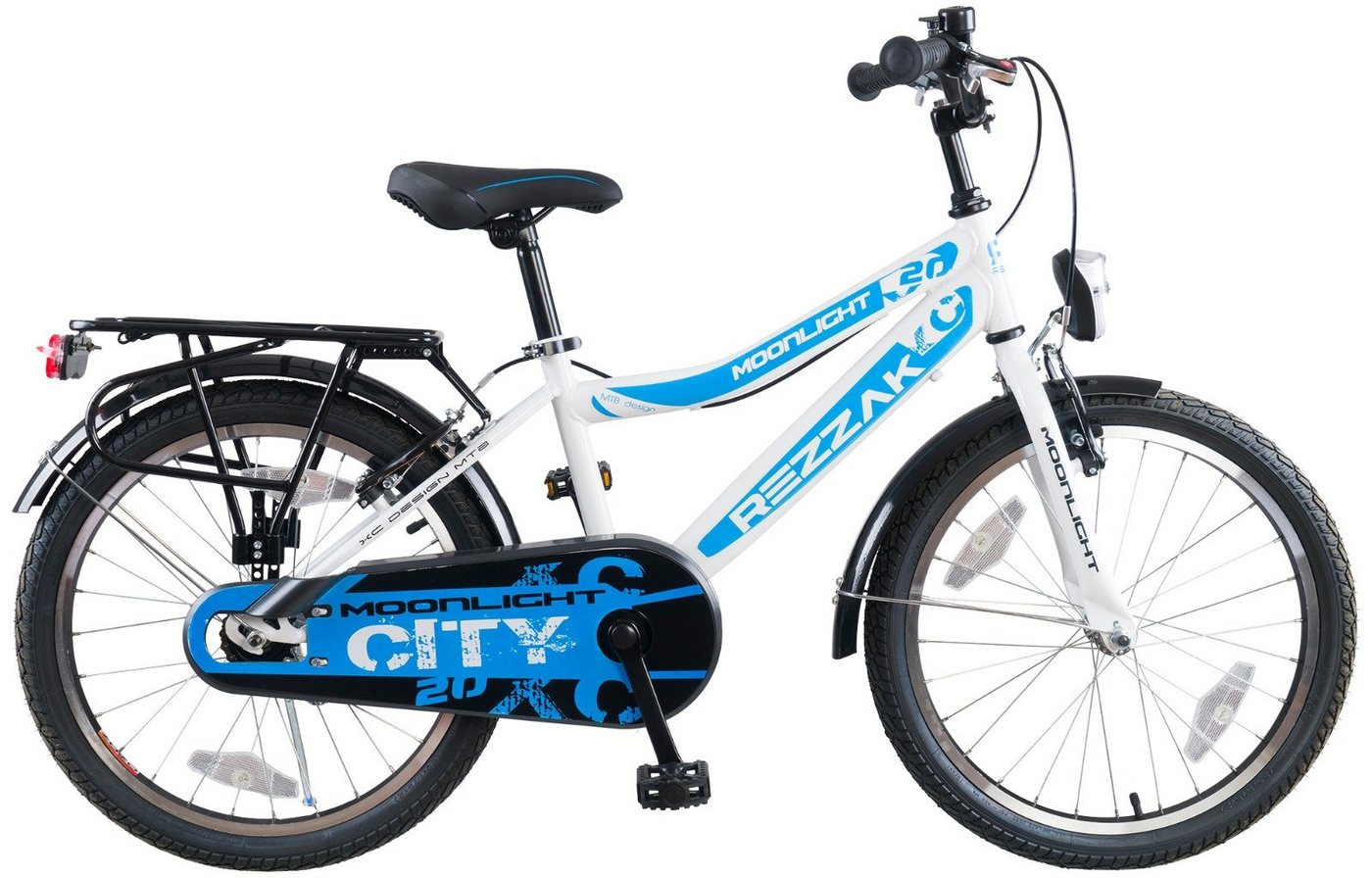 Rezzak Kinderfahrrad 20 Zoll Kinder Fahrrad City Bike Moonlight-042, 1 Gang, Keine von Rezzak