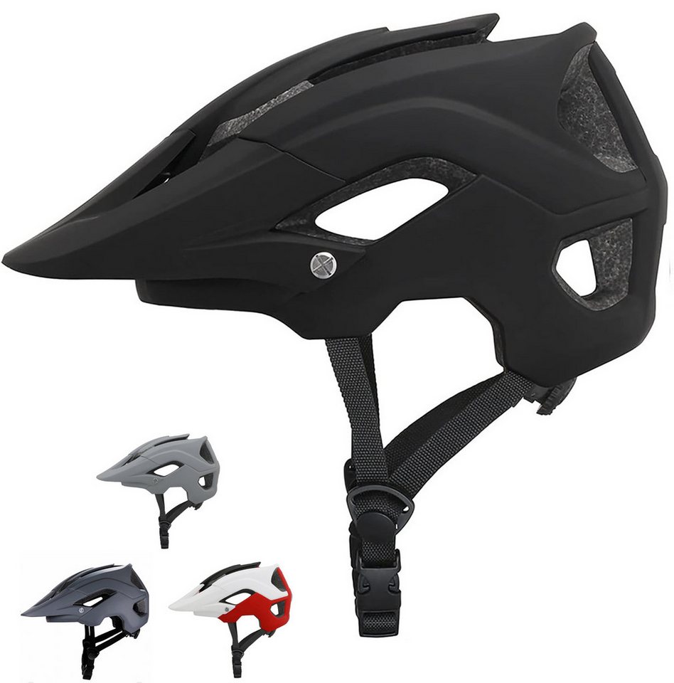 Rhein Beleuchtung Fahrradhelm Leichter Fahrradhelm, fahrradhelm erwachsene, cube fahrradhelm (Für Straßenfahrten, Mountainbiking, Downhill, Rennen und Extremsport), Schlagfest, einstellbare Größe, gute Wärmeableitung von Rhein Beleuchtung