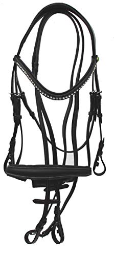 Rhinegold 0 Anatomic Cavesson Bridle-Full-Havana Trense, Volle Größe von Rhinegold