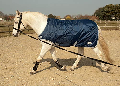 Rhinegold 0 Horsewalker/Lunge Rug-6/9-Navy Pferdedecke Longe, Navy, 2,1 m von Rhinegold
