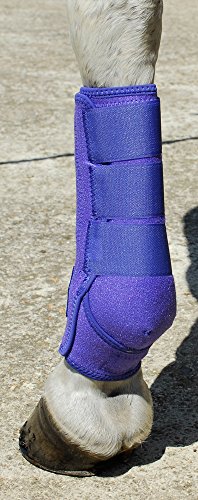 Rhinegold 0 Sports Medicine Boot Pair-Full-Purple Medizinstiefel, violett, Volle Größe von Rhinegold