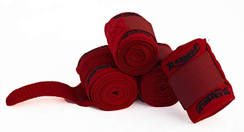Rhinegold Elastische Trainingsbandage, 0, rot, Einheitsgröße von Rhinegold