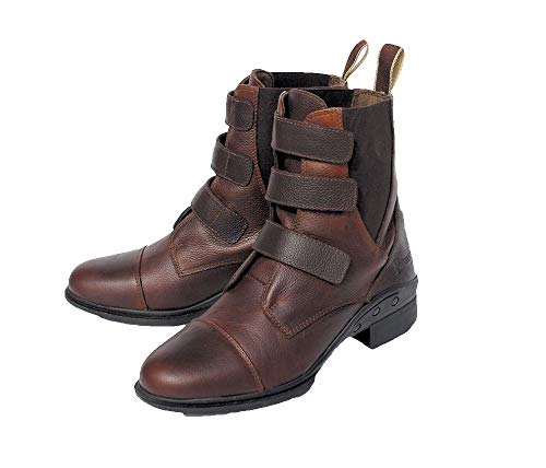 Rhinegold Velcro Paddock Boot Brown Elite Montana Stiefel, Klettverschluss, 3 (36), Braun, Size 3 (EU36) von Rhinegold