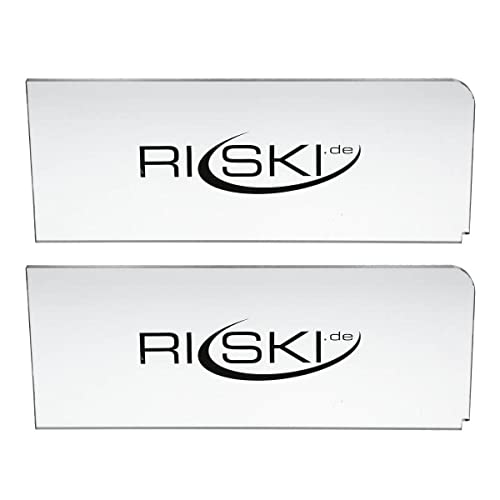 RiSki Skiwachs Abziehklinge - Plexiklinge 5 mm (Set 2 Stück) von RiSki