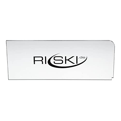 RiSki Skiwachs Abziehklinge - Plexiklinge 5mm 150x60x5mm von RiSki