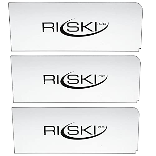 RiSki Ski Abziehklinge - Plexiklinge 3 mm Set (3 Stück) von RiSki