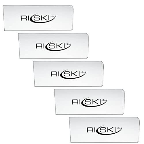 RiSki Skiwax Abziehklinge - Plexiklinge 3 mm Set (5 Stück) von RiSki