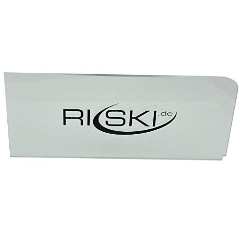 RiSki Skiwax Abziehklinge - Langlauf - Nordic Plexiklinge 4 mm (1 Stück) von RiSki