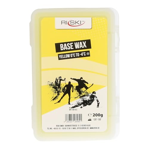 RiSki Skiwachs Base Wax Alpin gelb 200g von RiSki