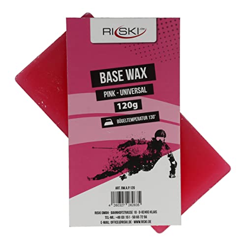 RiSki Skiwachs Base Wax Alpin universal pink 120g von RiSki