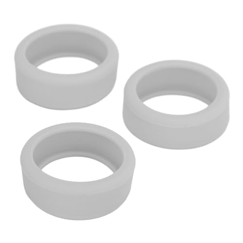 3 Stück Silikon-Ringabdeckungen, Elastischer Ringschutz für Smart Ring (Grey) von RiToEasysports