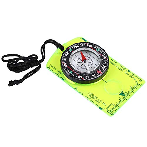 Kompass für Camping, Acryl-Mini-Kompass für Den Außenbereich, Tragbar, Professioneller Kompass, Multifunktionaler Kompass von RiToEasysports
