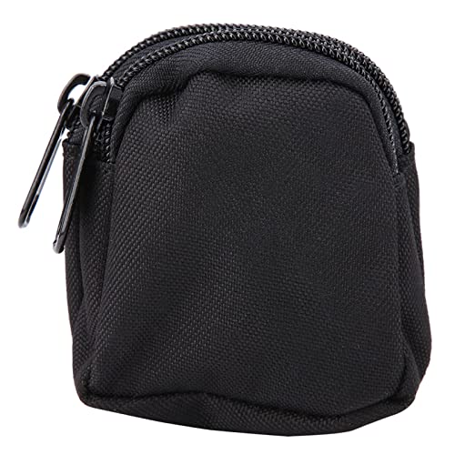Mini wasserdichte Nylon-Hüfttasche, Tragbare Aufbewahrungstasche, Geeignet für Sport, Outdoor (Black) von RiToEasysports