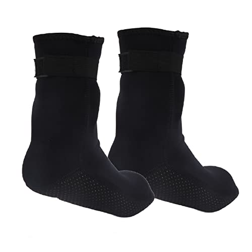 RiToEasysports 3 Mm Wassersport-Socken für Erwachsene, Schnell Trocknende Neopren-Socken, rutschfest, Tauch-Neoprenanzug-Socken für Damen und Herren (XL) von RiToEasysports