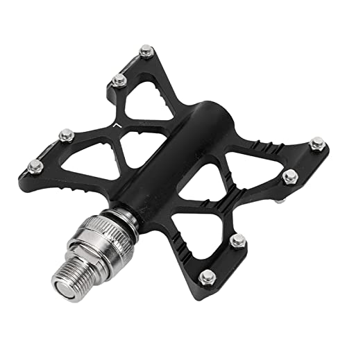 RiToEasysports Fahrrad-Schnellspanner, 1 Paar LP K5 Fahrradlagerpedale aus Aluminiumlegierung für Rennrad-Falträder (schwarz (verpackt)) von RiToEasysports