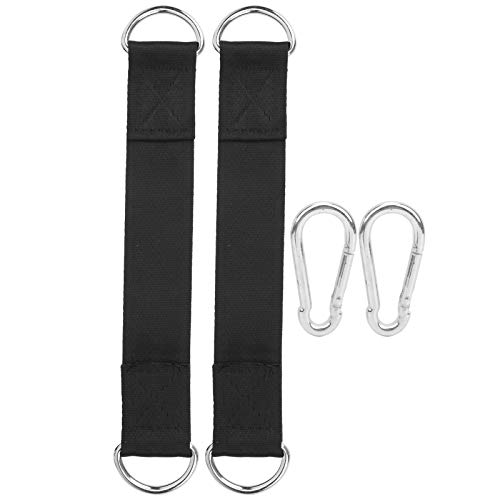 RiToEasysports Fitness Strap Nylon Fitness Hängegürtel mit Edelstahl Karabiner für Sandsäcke Tree Swing Hanging Straps Sportausrüstung von RiToEasysports