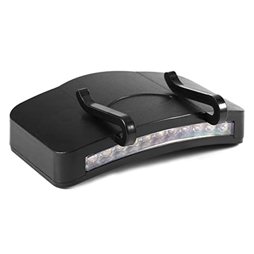 RiToEasysports LED-Kappenleuchte, 11 Ultrahelle Weiße LEDs, Lässt Sich an der Kappe Als Lichtquelle für die Hände Befestigen, Praktisch Zum Nachtfischen und für die Reparatur von Autos von RiToEasysports