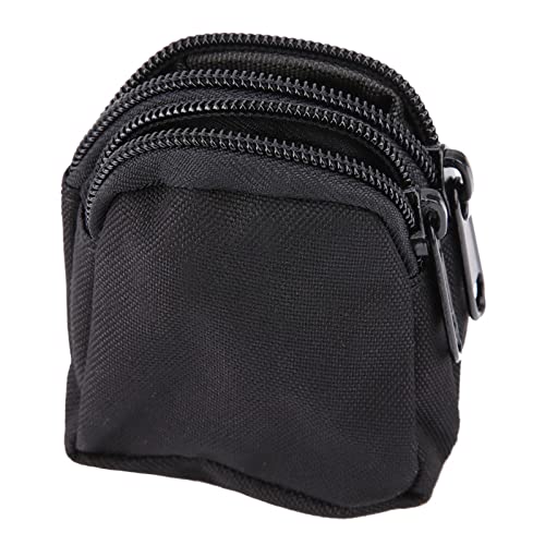 RiToEasysports Sport-Hüfttasche, Mini-wasserdichte Nylon-Modetasche, Tragbare Outdoor-Aufbewahrungstasche für Wandern, Workout, Sport, Reisen (Schwarz) von RiToEasysports