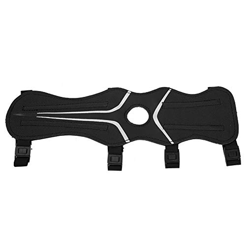 RiToEasysports Verstellbarer Bogenschießen-Armschutz für Recurve-Bogen, Schützt den Unterarm vor der Sehne, Unverzichtbares Zubehör für Bogenschützen (Schwarz) von RiToEasysports