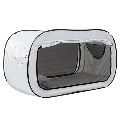 Tragbares, Faltbares Pop-Bett-Zelt mit Privatsphäre, das Mücken und Sonnenlicht für den Außenbereich Im Studentenwohnheim Blockiert (White) von RiToEasysports