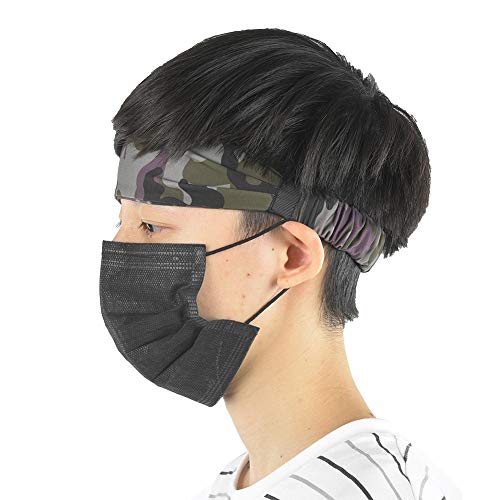 Unisex Schweißband Stirnband Haarbänder für Fitness Laufen Yoga Leicht Atmungsaktiv für Yoga Laufen Wandern Radfahren (HJ-C-A16-12-1 (Tarnung)) von RiToEasysports
