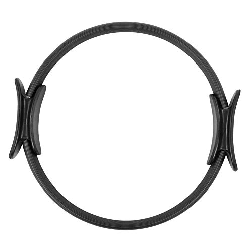 Yoga Ring Doppelgriff Unbreakable Pilates Ring Fitness Kreis Gewichtsverlust Body Toning Magic Circle(Schwarz) von RiToEasysports
