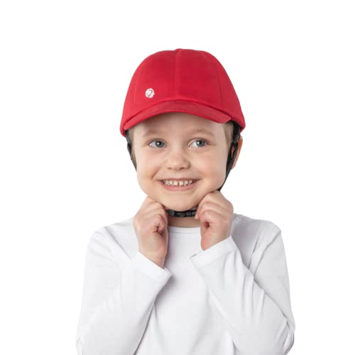 Ribcap All Season Kinder - Medizinischer Kopfschutz - Schutzhelm Epilepsie | Rot | Midi - Maxi (51-56 cm) | Anti-Fall-Kopfschutzhelm von Ribcap