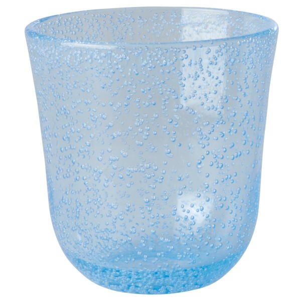 Rice - Acrylic Tumbler in Bubble Design - Becher Gr 410 ml blau von Rice