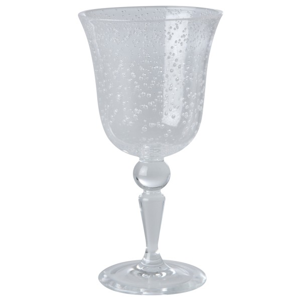 Rice - Acrylic Wine Glass in Bubble Design - Becher Gr 360 ml grau von Rice