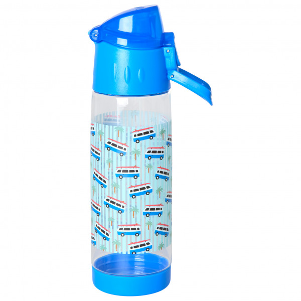 Rice - Plastic Kids Drinking Bottle - Trinkflasche Gr 500 ml blau von Rice