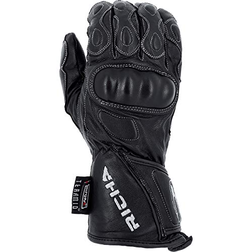 Richa Guantes Racing Waterproof, Herren Handschuhe, Schwarz, Large - 5WR100 Black L von Richa